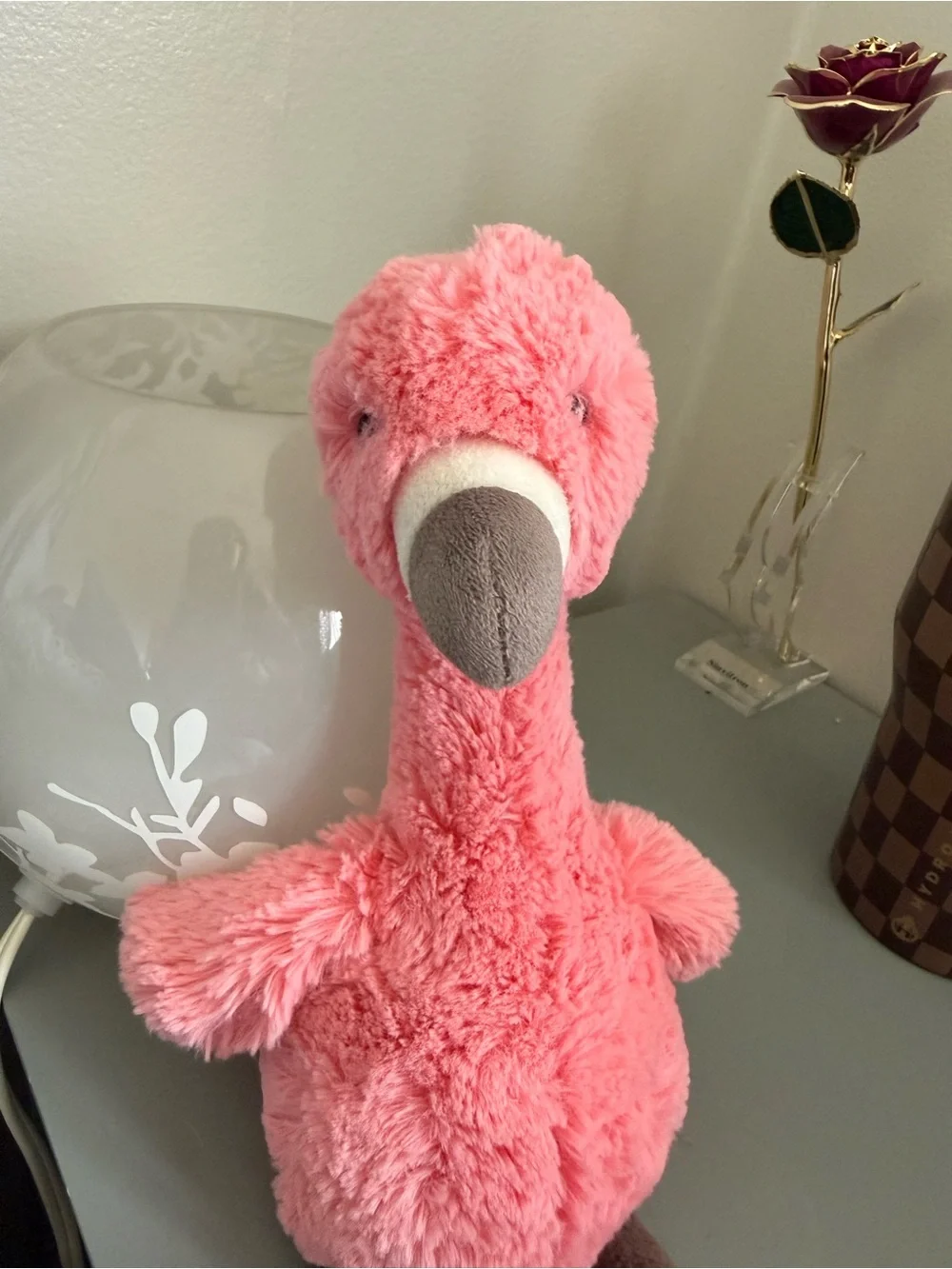 Jellycat Retired Bashful Flamingo - Picture 7 of 7